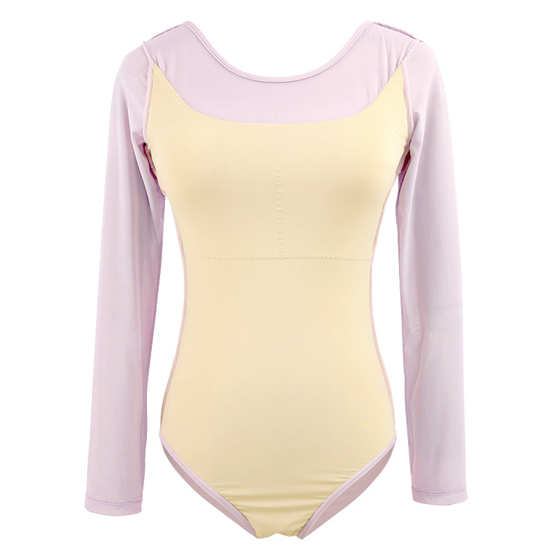Dance Leotard mesh twisted Back