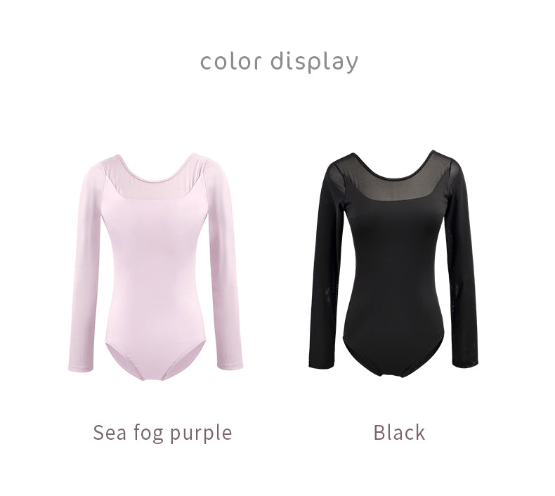 Dance Leotard mesh twisted Back